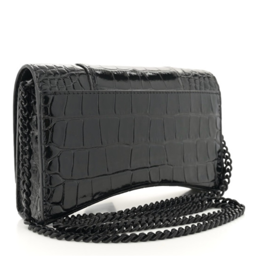Balenciaga Black Embossed Leather Bag - Picture 3 of 13